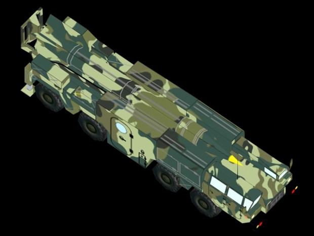 Scud missile launcher