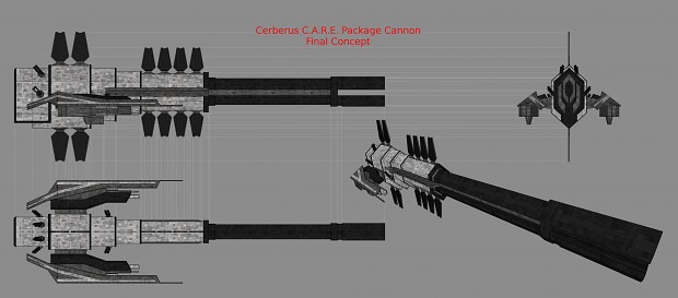 Cerberus C.A.R.E Cannon final concept full