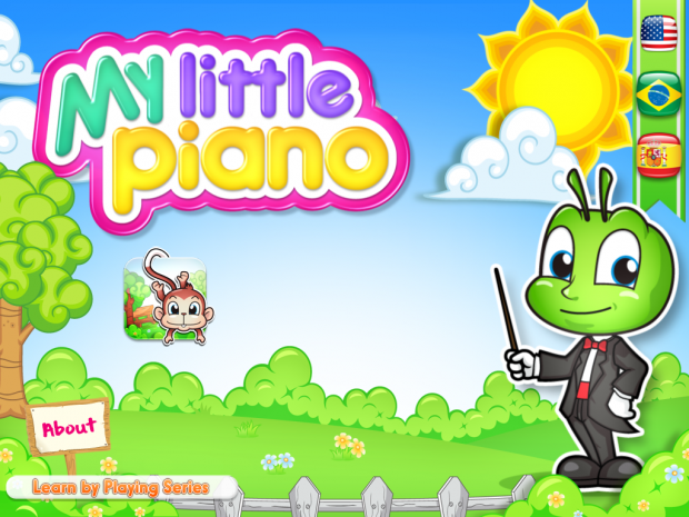 My Little Piano title screen