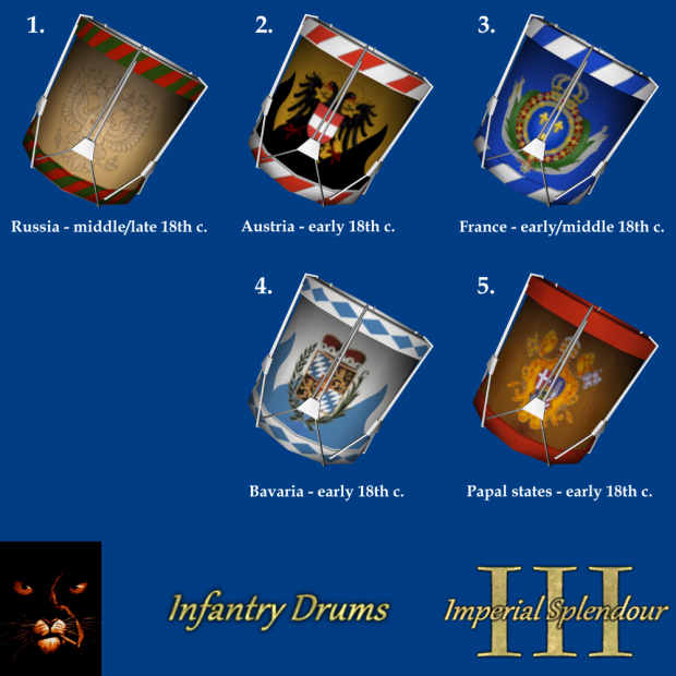 Imperial Splendour - infantry drums