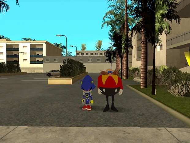 robotnik and metal sonic in sa