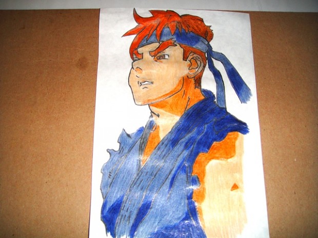 Evil Ryu from Street Fighter Alpha 3