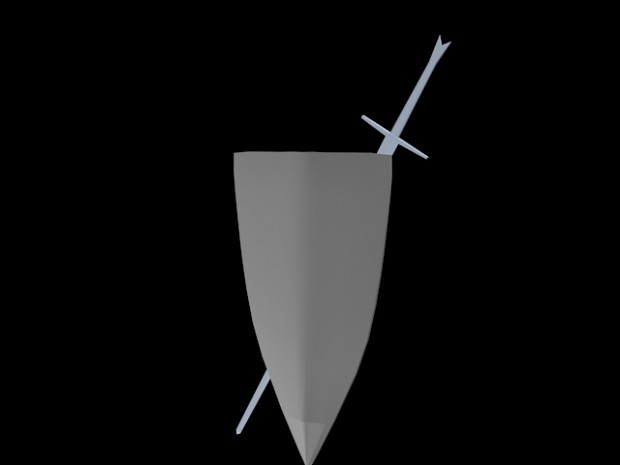 Sword & Shield untextured model