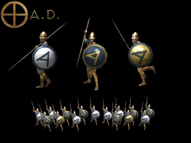 WIP - 0AD: Empires Ascendant - Athenian faction retexture