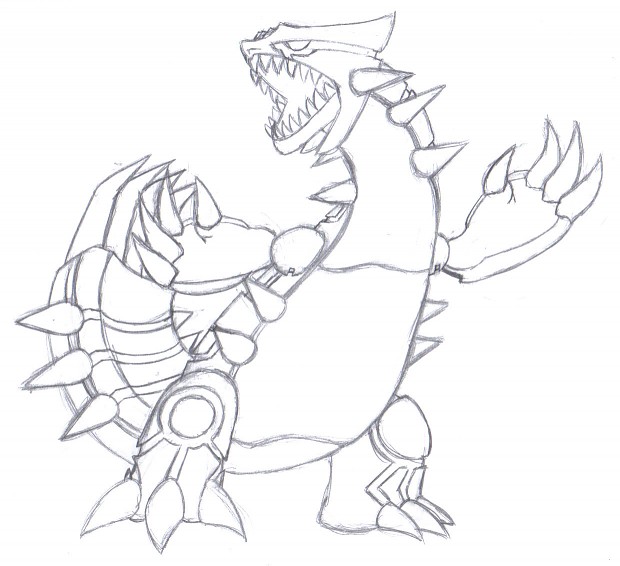 Pokemon Fan Pic - Angry Groudon sketch image - norbi91 - Indie DB