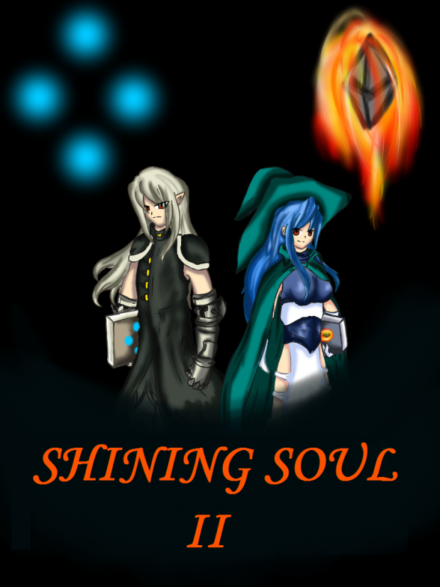 SS2 Fan Pic - Holy (half vamp) & Maya (sorceress)