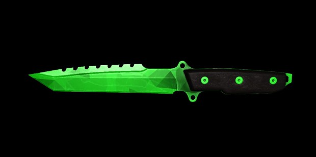 StatTrak Factory New BF4 Survival Knife Emerald