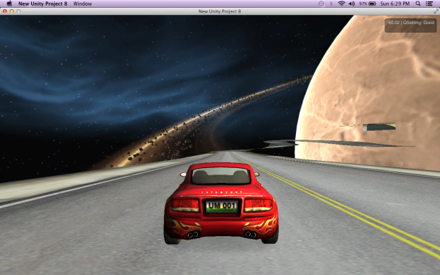 Driving in space