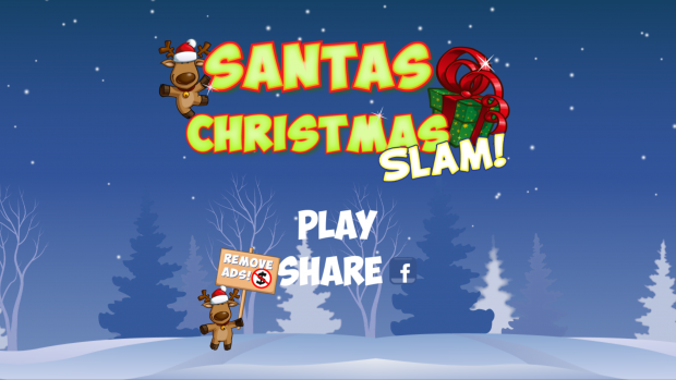 Santas Christmas Slam - Menu Screen