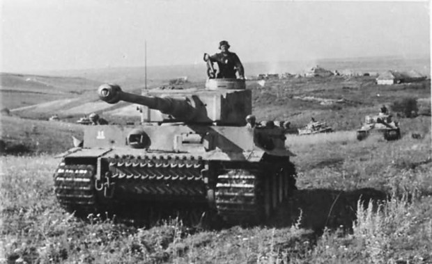 Tiger-Panzer der Panzer-Division "Das Reich"