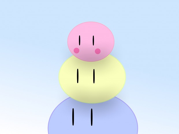 Dangos on top of eachother