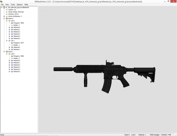 M416 silencer, foregrip and coyote