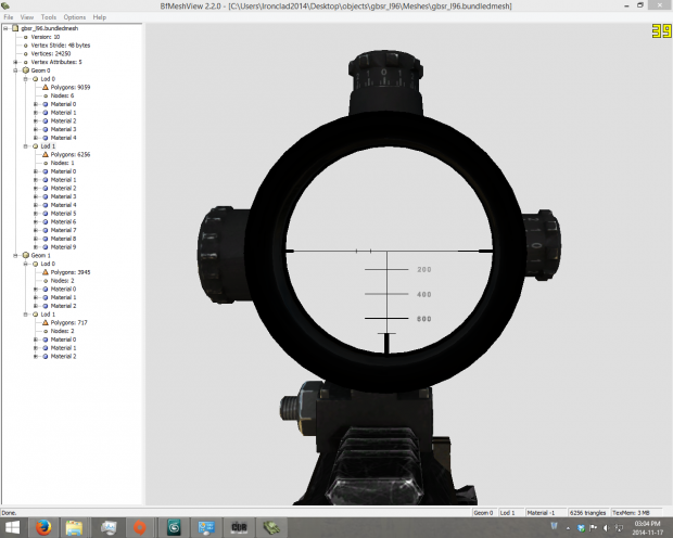 P4F L96 with 3d Ballistic scope