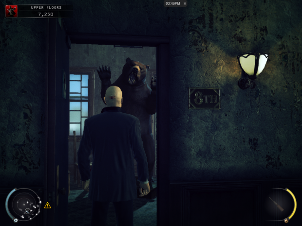 Jumpscare in Hitman...