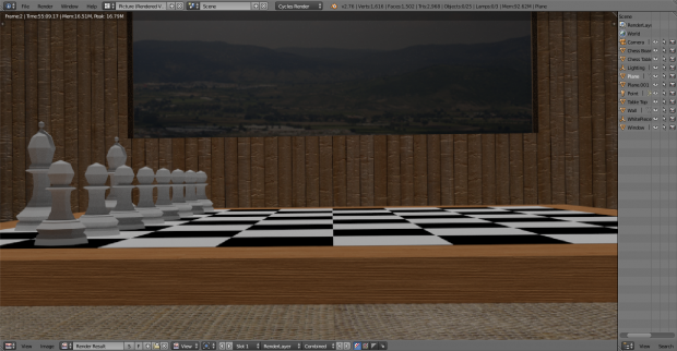 Chess Scene. *Not Finished*