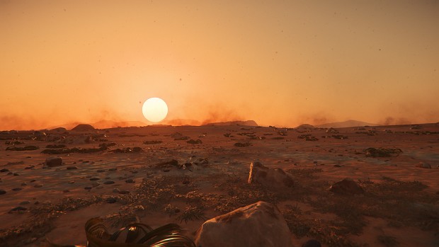 Sunset - Hurston planet
