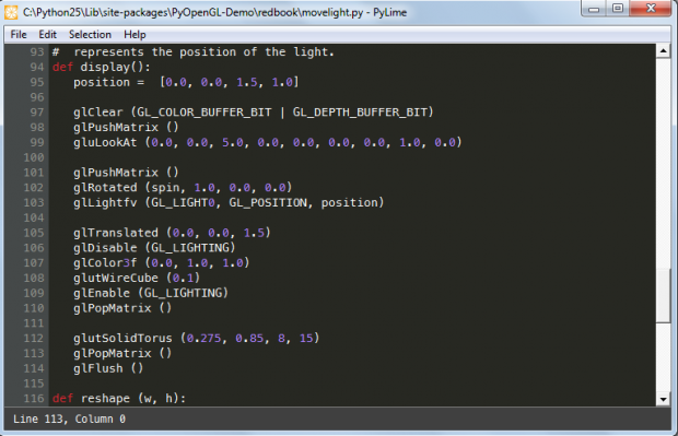 PyLime - Code Editor (WIP)