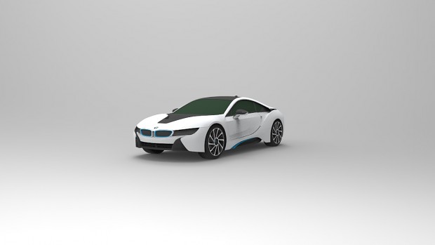 BMW I8 - keyshot artwork