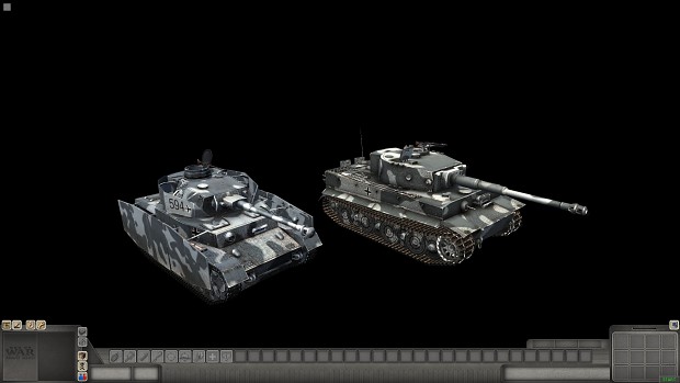 pz4 and tiger winter skin