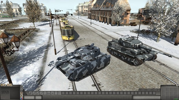 pz4 and tiger winter skin