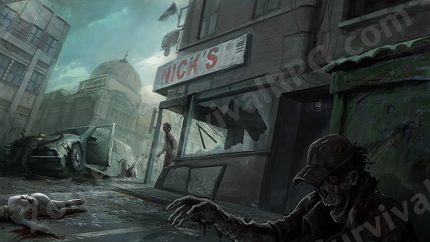 Commissioned Zombie Concept Art