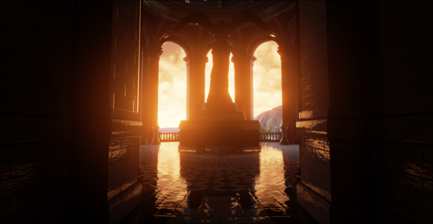 Unreal Engine 4 - Modified Mobile Temple Demo