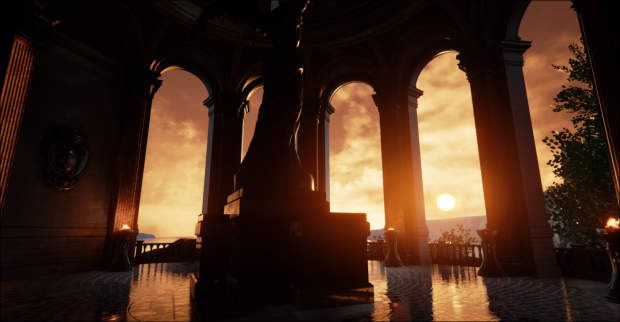Unreal Engine 4 - Modified Mobile Temple Demo