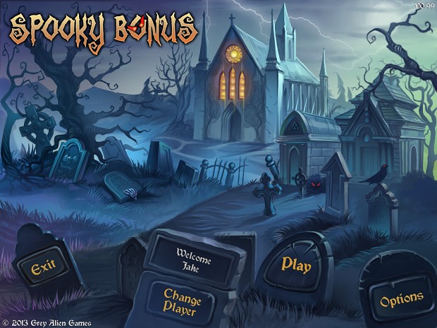 Spooky Bonus Title screen