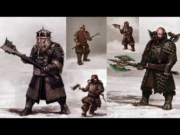 Dori, Gloin, Bifur, Bofur and Dwalin