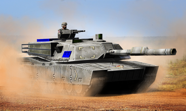 TEOD Abrams Tank render