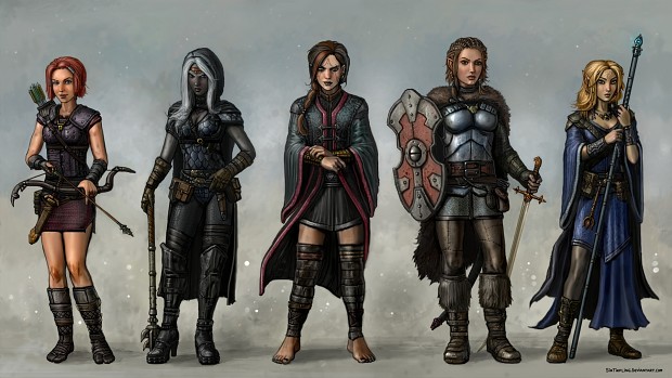 Baldur's Gate Female Character