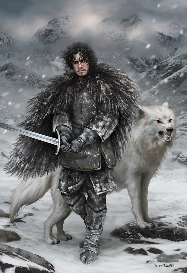 Jon Snow & Ghost