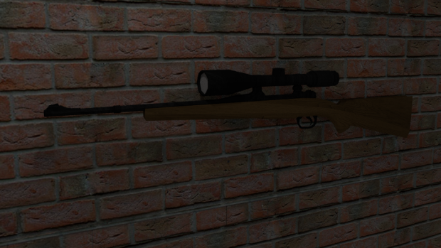 Low poly Sniper rifle