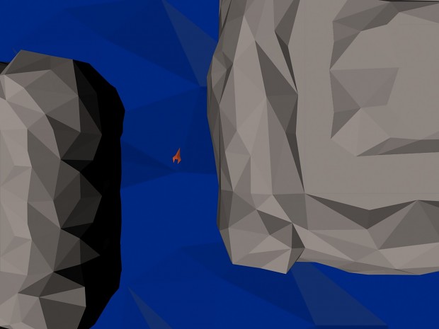 New background and cliff face on asteroids