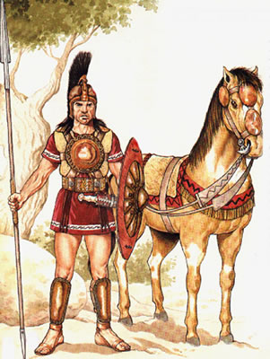 Early Iberian cavalryman