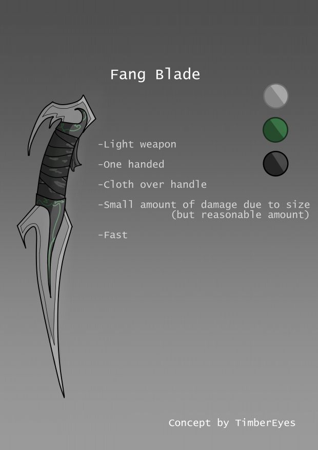 Fang blade/sword