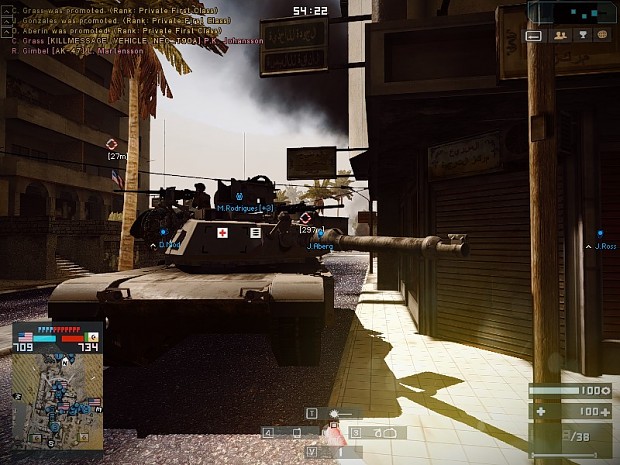 M1A2-BF3 Gameplay