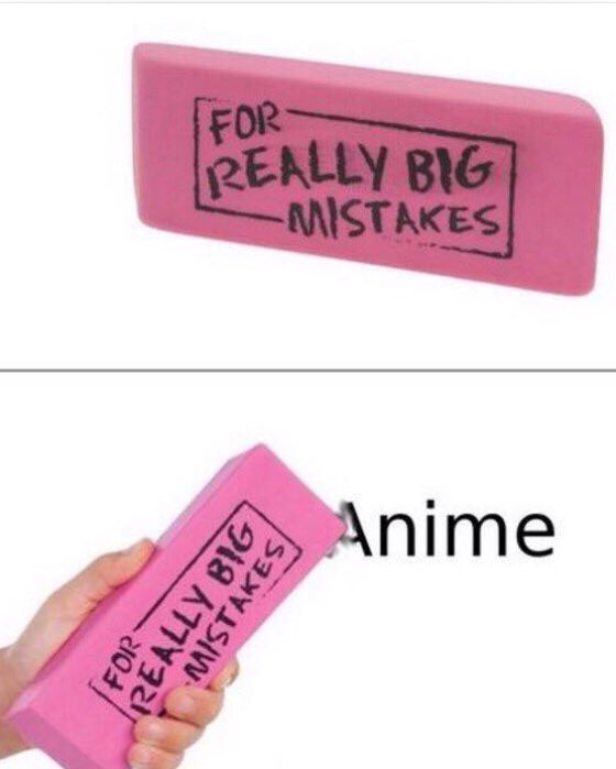 For Really Big Mistakes