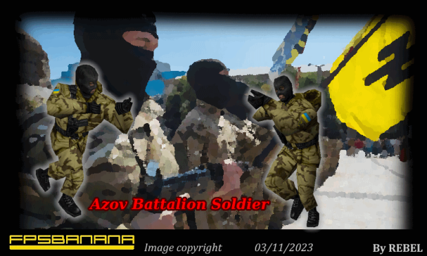 Azov battalion soldier