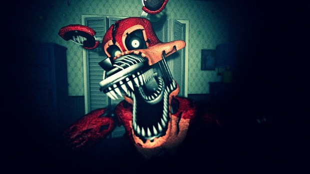 Nightmare Foxy jumpscare