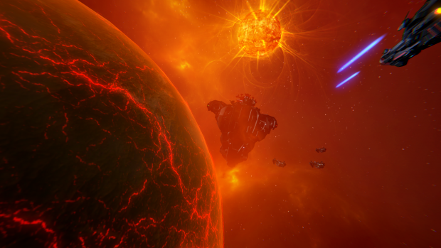 Sun in Space Battle VR