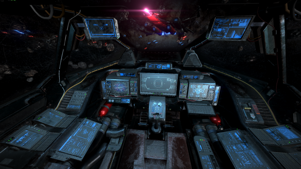 Cockpit in Space Battle VR