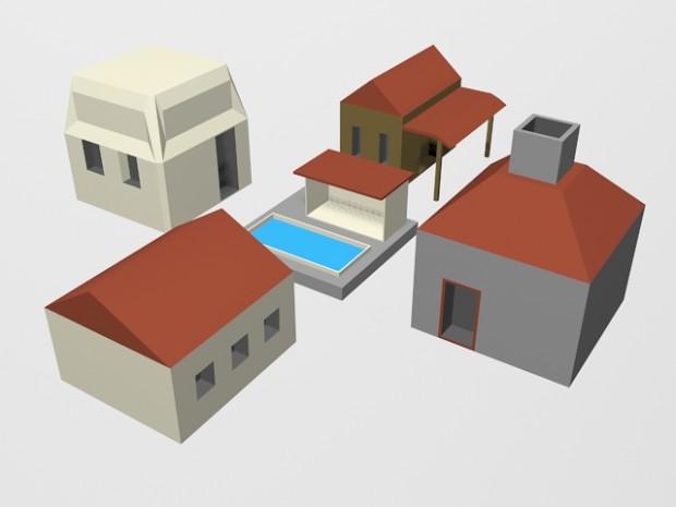 Low Poly Buildings