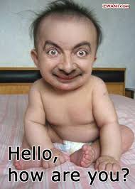 Rowan Atkinson as a baby