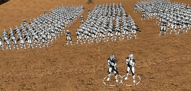 303rd clone army lead by Commander Jars