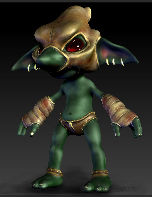 Goblin Enemy Modeling 02