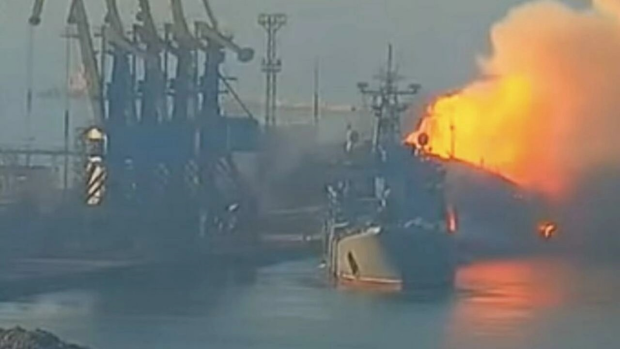 Russian warship has been destroyed