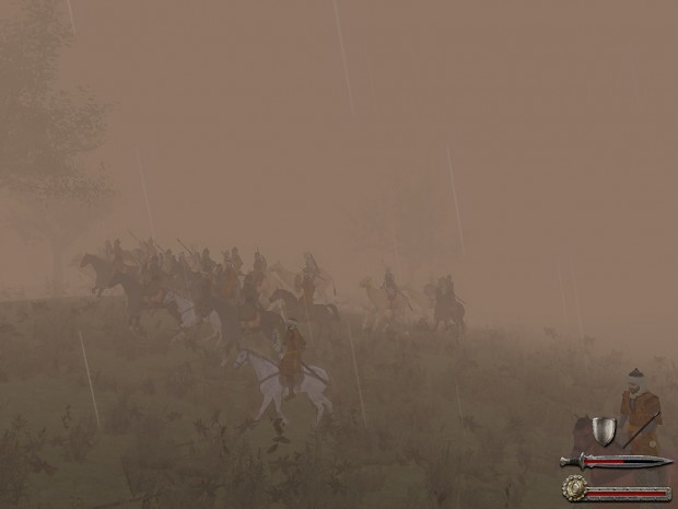 Chavalry charging into the Fog of War