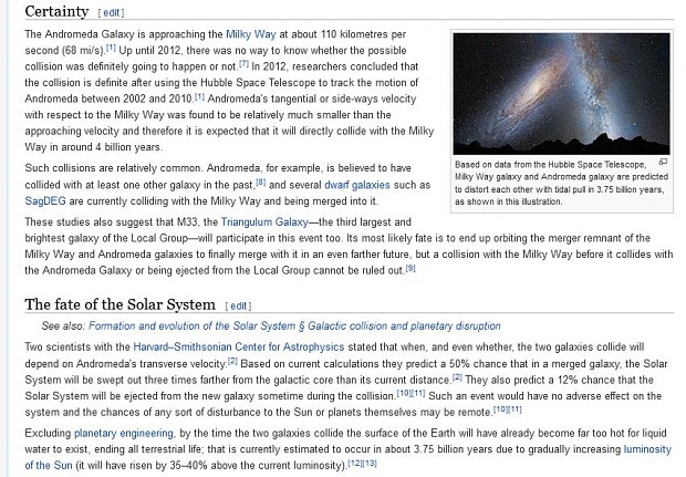 Andromeda-Milky Way collision!