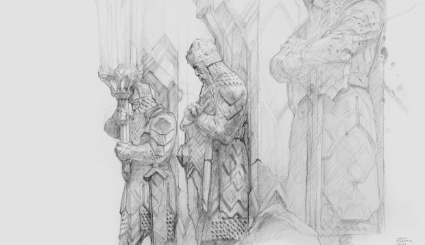 Erebor statues